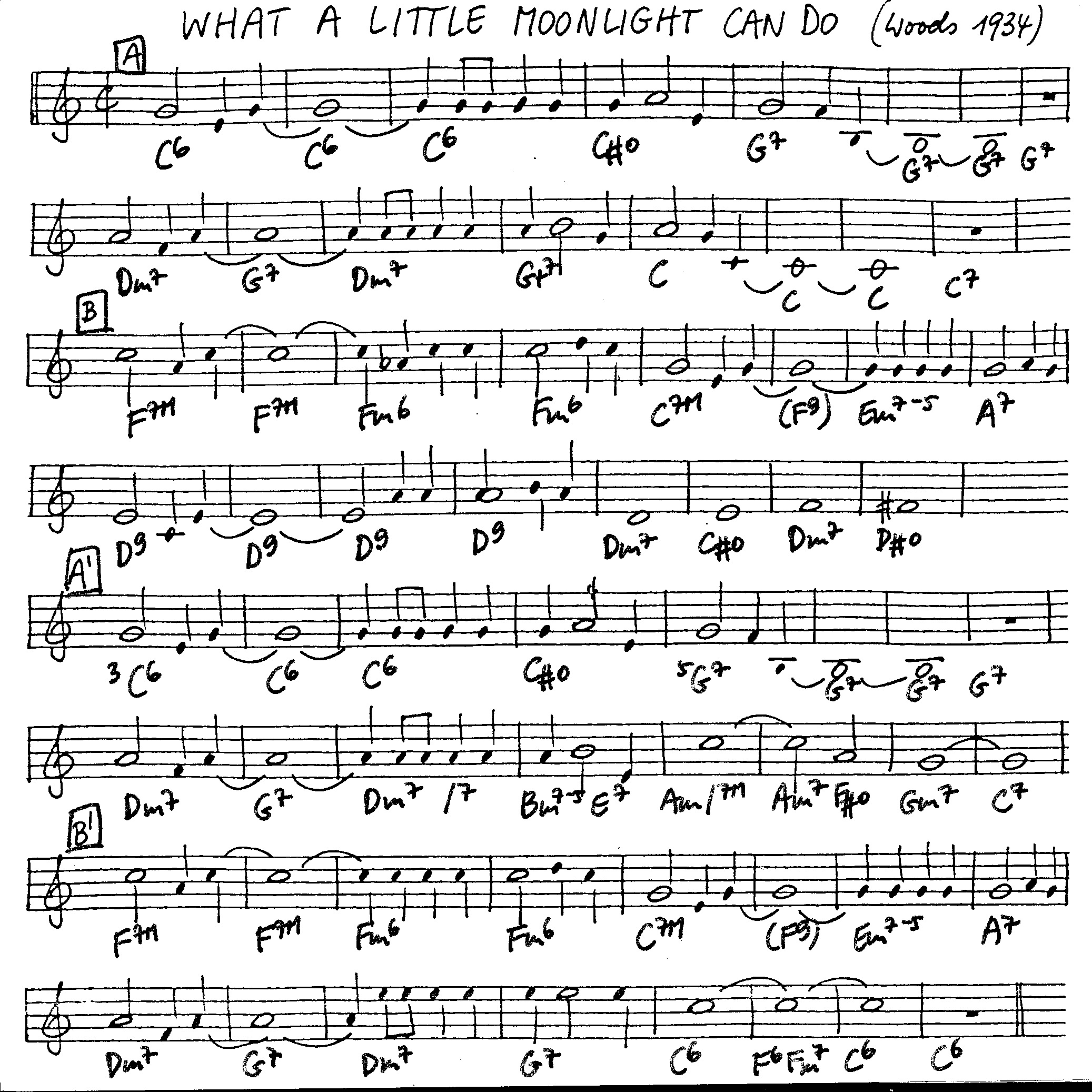 what a little moonlight can do leadsheet – book us for your next 20s or gatsby event